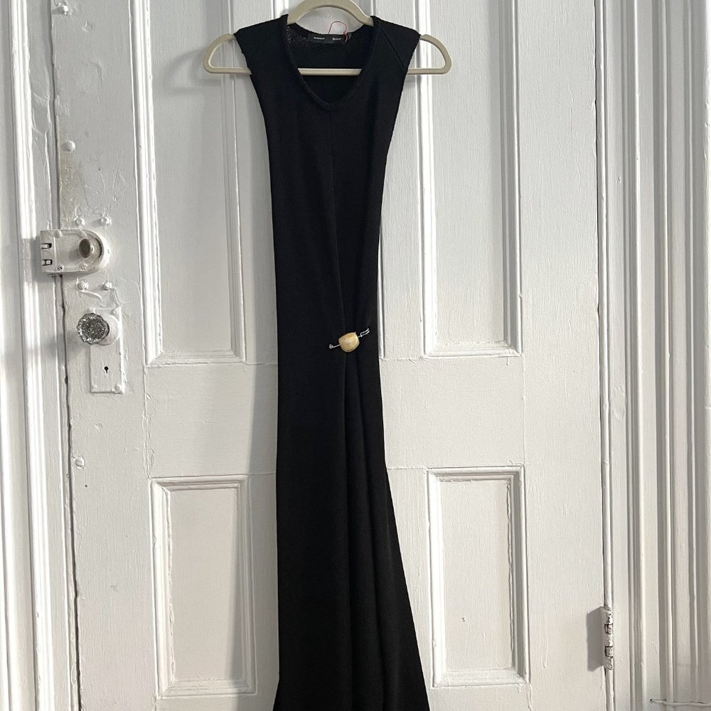Proenza Schouler Twist Back Crepe Knit Dress *New w Tags*